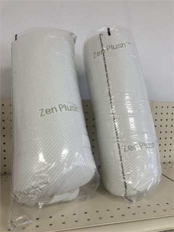 Lot of (TWO) Serta Plush Memory Foam Pillows