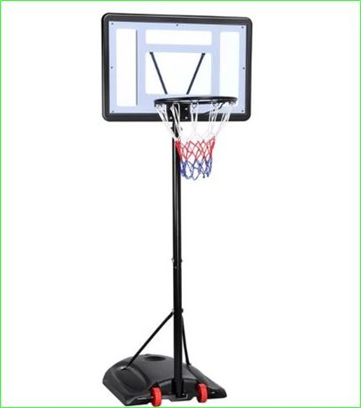 SmileMart 7 -9 Ft Portable Basketball System Hoop for Outdoor Indoor