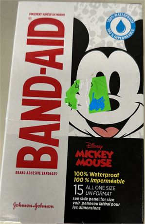 Mickey Mouse Band-aids, 15 ct