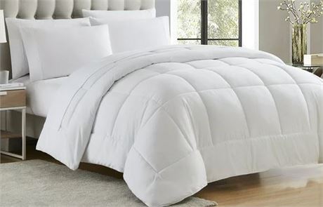 Sweet Home 5 piece Comforter and Sheet set, White, TWIN XL