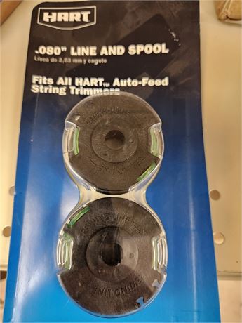 Hart .080" Line and Spool Auto Feed String Trimmer Line