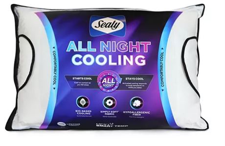 Lot of (3) Sealey All-Night Cooling Pillows