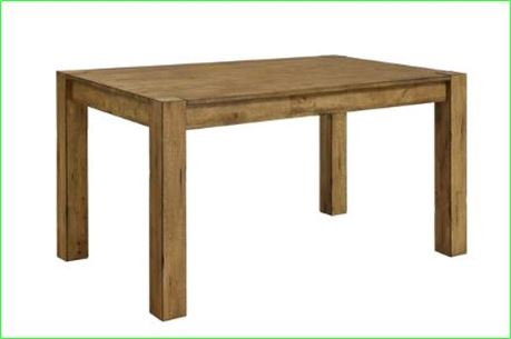 Bryant Solid Wood Dining Table, Rustic Brown