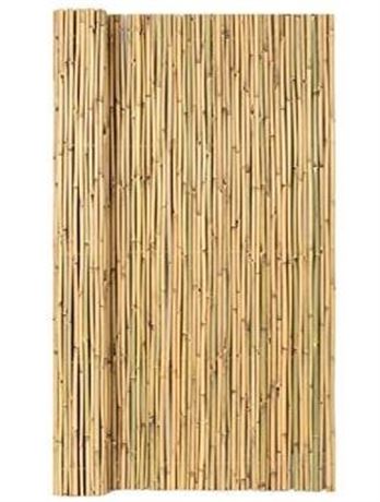 Mininfa Natural Rolled Bamboo Fence, Eco-Friendly Bamboo Fencing, 0.7 in D x 6 f