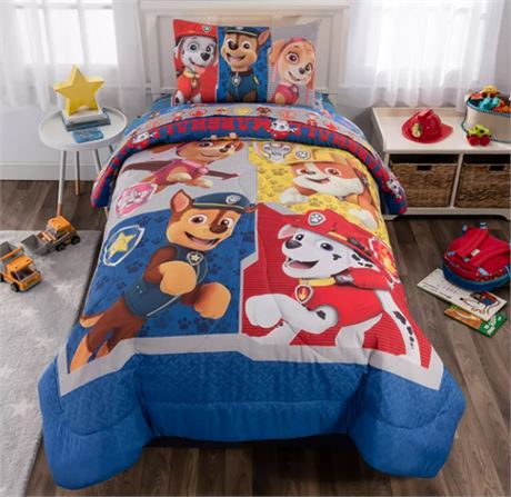 Paw Patrol Gangs All Here 5 piece Bed Set, FULL