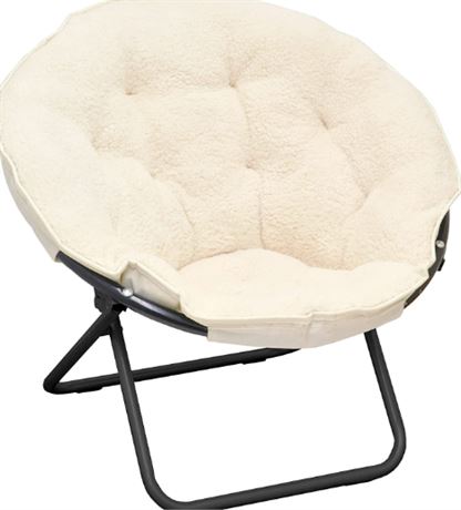 Mainstays Sherpa Saucer Chair