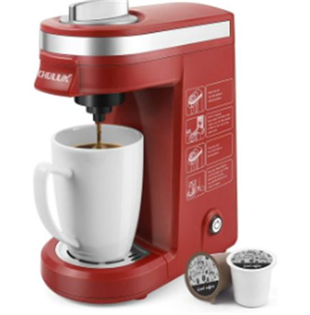 Chulux Simple Cup Coffee Brewer, Red
