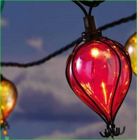 Mainstays 10-Count  Multicolor Balloon Shape  Outdoor  Lights