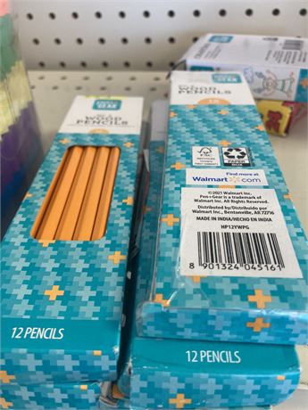 Lot of (FIVE) Pen+Gear 12 pack of #2 pencils