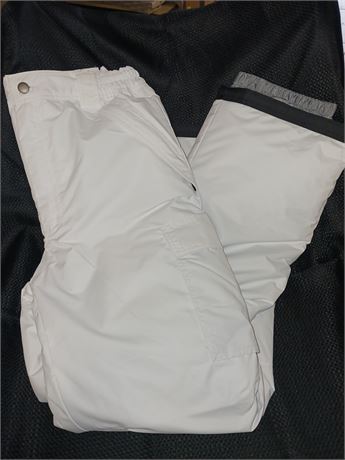 Iceburg Outerwear Snow Pants, White, Size Medium