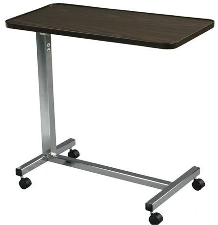 Dive non-tilt overbed table