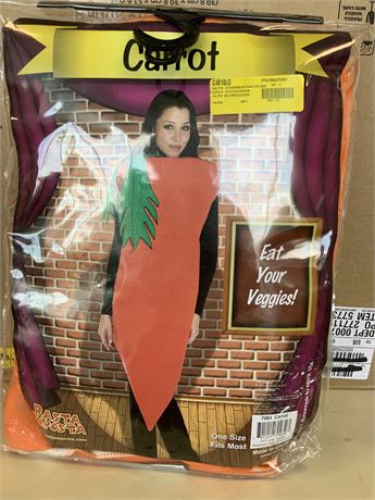 Rasta Imposta Carrot Costume, One Size Fits most