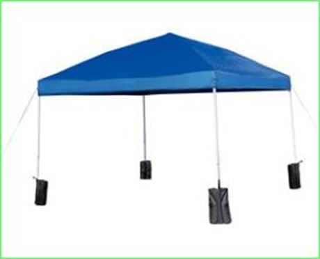 Easyfashion 10 x 10 Blue Event, Instant and Pop-up Outdoor Canopy