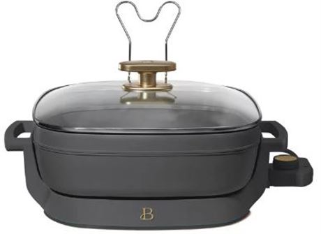 Beautiful 5 in 1 expandable electric Skillet,