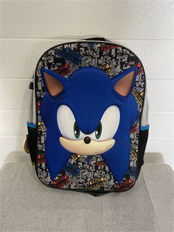 Sonic the Hedgehog Kids Backpack Blue Grey