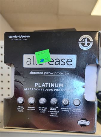 Allerease Platinum  Zippered Pillow Protector