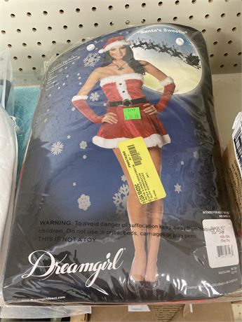Dream Girls, Santa's Sweetie Costume, 140-160 lb woman