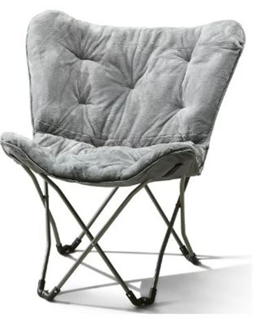 Mainstays Butterfly chair, Gray