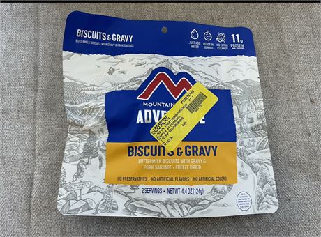 Mountain House Biscuits&Gravy, Freeze-Dried Camping Food