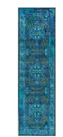 Reiko Vintage Persian Blue 2'6"x8'6" Runner