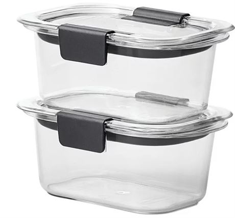Pack of 2 Rubbermaid 1.3 cup storage containers
