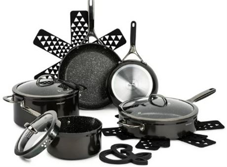 Thyme and Table Supreme Series Heavy Duty Cookware Set, Non-stick, 12 pc