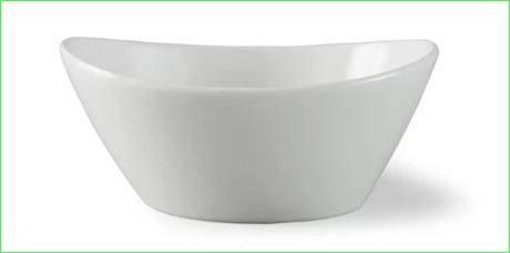 BHG Oval Serve Bowls, White, Set of 4