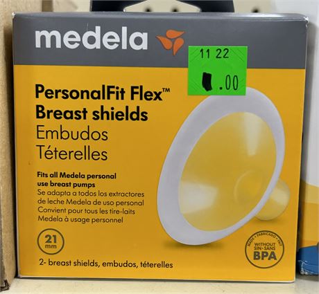 Lot of (one) Medlea PersonalFit Flex Breast Sheild 21mm and one 27mm breastsheil