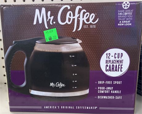 Mr Coffee 12 cup Replacement Carafe