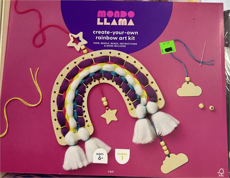 Monda Llama Create your own Rainbow Art Kit