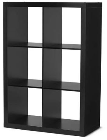 Better Homes and Gardens 6 cube Organizer, Black