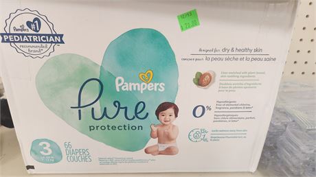 Pampers Pure Protection, Size 3 , 66 ct