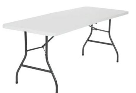 Costco 6 foot Fold in half Table, white