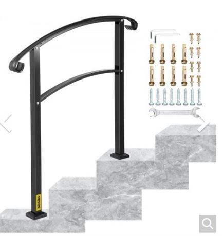 Vevor 1-3 step Modern Arch Handrail