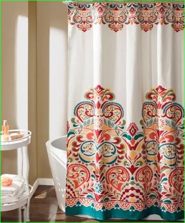 Lush Decor Clara Polyester Shower Curtain