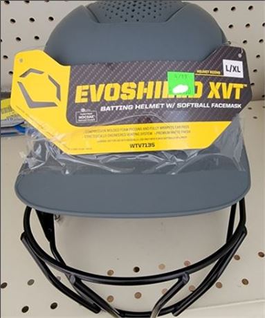 EvoShield XVT Batting Helmet with faceguard, L/XL