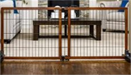 Carlson Home Extra Tall and Extra Wide Freestanding Gate