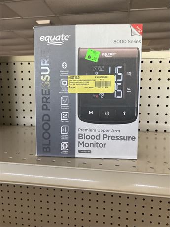 Equate 8000 series Premium Upper arm Blood pressure monitor
