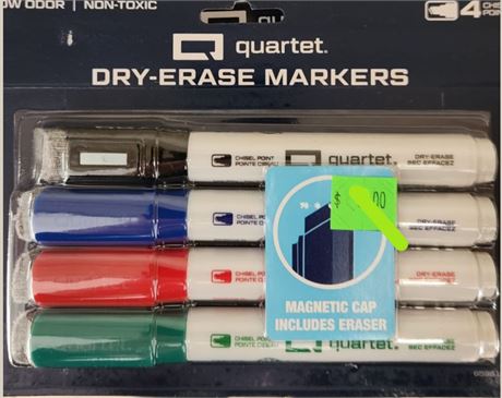 4-pack of Quartet Dry Erase Markers