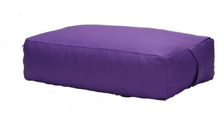 Mind Reader Square Yoga Bolster Cushion, Purple