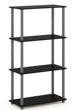 Furinno 13081APBK 4 tier shelf