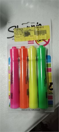 Sharpie 4 Pack of Highlighters