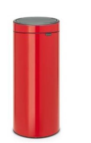 Brabantia Touch Garbage Can, Red