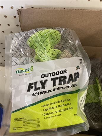 Case of (SIX) Rescue Disposable Fly Traps