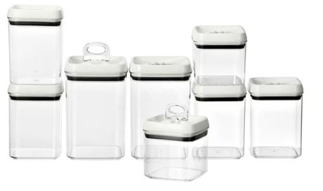 Better Homes & Gardens Canister Pack of 8 - Flip Tite Food Storage Container Set