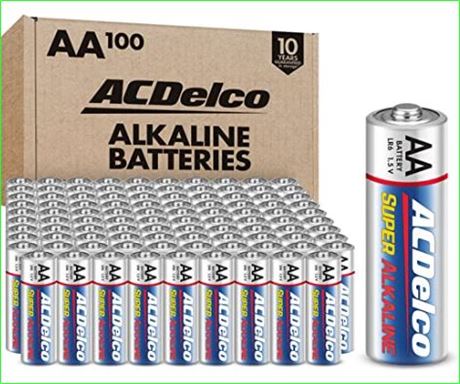 AL Delco Alkaline batteries 100 AA