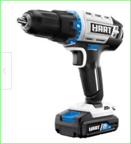 HART 20-Volt Cordless 1/2-inch Drill/Driver Kit w/battery & charger