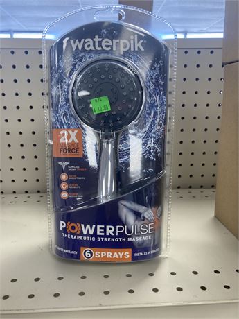 Waterpik Powerpulse 6 spray options