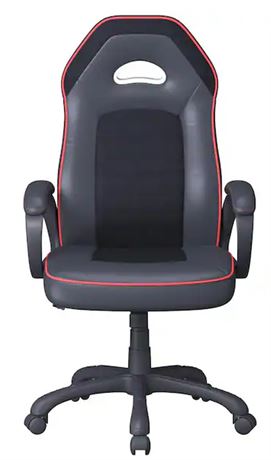 Lifestyle Solutions Reno Gaming Chair, Black/red