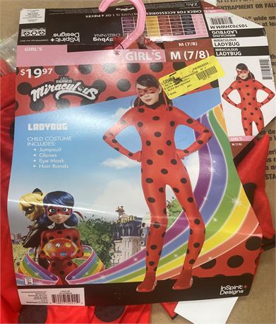 Miracoulous Lady Bug Children Costume